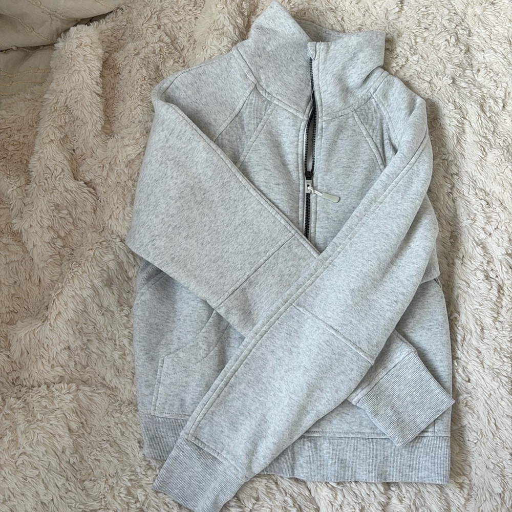 Danskin grey zip up